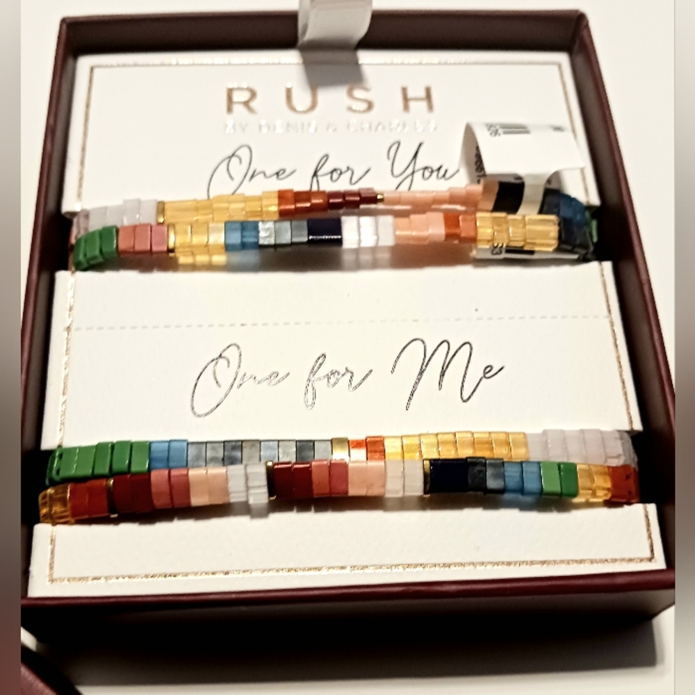 RUSH Tile Jewelry by Denis & Charles Mine and Yours Bracelets NWT